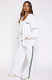 Lucky Thirteen Charise Zip Front Hoodie Grey Marle