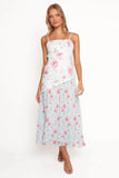Renata Maxi Dress Blue Floral