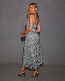 Irresistibly Chic Lace Halter Midi Dress