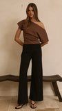 Zandra Wide Leg Jeans Black