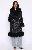 In My Space PU Jacket Black