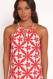 Kaelia Mini Dress Red