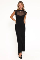 Charice Midi Dress Black