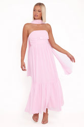 Celestria Maxi Dress Pink