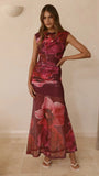 Delara Maxi Dress Fuchsia