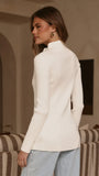 Cleo Long Sleeve Top White
