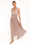 Cara Maxi Dress Rose Gold