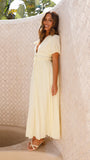 Ena Midi Dress Yellow