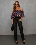 Everlyn Off The Shoulder Floral Blouse