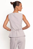 Kernie Vest Top Light Grey