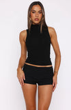 Dont Save Her Low Rise Shorts Black