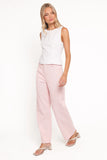 Ailis Wide Leg Jean Dusty Pink