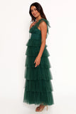 Belle Maxi Dress Hunter Green