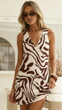 Jackie Mini Dress Luna Mocha