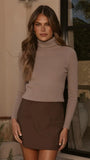 Sammi Turtle Neck Knit Mushroom