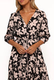 Kelda Dress Black Augusta Print