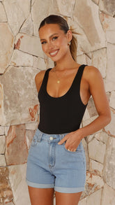 Xalia Bodysuit Black