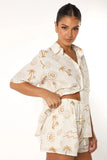 Tally Short Set White Beige