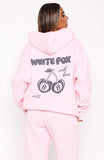 With Love In The Moment Oversized Hoodie Pink