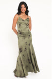 Fia Midi Dress Green Floral