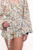 Soul Belted Romper Paisley