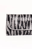 Zara Embellished Bag Zebra