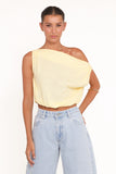 Zara Top Butter Yellow