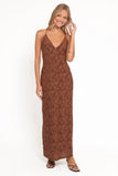 Araminta Maxi Dress Brown