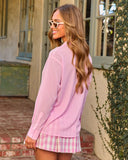 Style Theory Chiffon Button Down Blouse