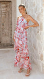 Soho Maxi Dress Pink Floral