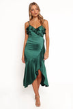 Birdie Wrap Dress Emerald Green