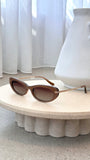 The Rae Sunglasses Taupe Brown