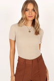 Kimmie Knit Top Oatmeal