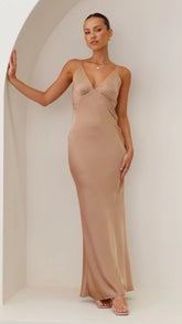 Ziah Maxi Dress Latte