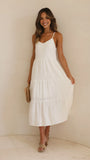 Zoey Midi Dress White
