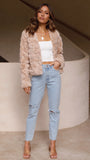 Tully Crop Jacket Camel