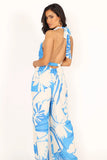 Aminah Jumpsuit Blue Floral