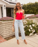 Free Cove Super Stretch High Rise Barrel Jeans