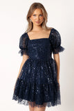 Karina Mini Dress Navy