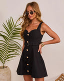 Nida Waist Belt Mini Dress