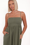 Odessa Maxi Dress Palm Green