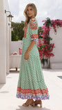 Tessa Maxi Dress Ziggy Print