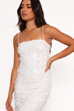 Letta Midi Dress White