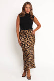 Kaia Midi Skirt Leopard