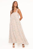 Caroline Maxi Dress Pastel Pink Floral
