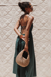 Savannah Maxi Dress Forest Green