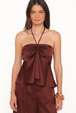 Vita Halter Top Brown