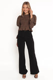 Nora Long Sleeve Top Check