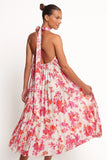 Sirmione Maxi Dress Pink Floral