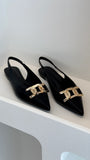 Jane Ballet Flats Black